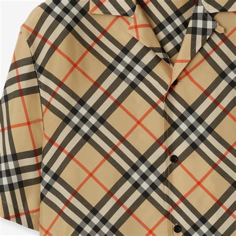 camicia burberry uomo check|Camicia in lana Check (Sabbia) .